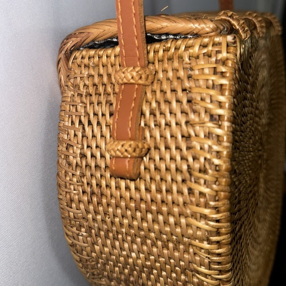 Anthropologie Rattan Bag - Picture 5 of 9
